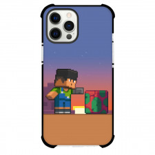 Minecraft Sunny Phone Case For iPhone Samsung Galaxy Pixel OnePlus Vivo Xiaomi Asus Sony Motorola Nokia - Sunny Portrait Pixel Art