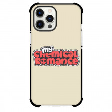 My Chemical Romance Phone Case For iPhone Samsung Galaxy Pixel OnePlus Vivo Xiaomi Asus Sony Motorola Nokia - Cartoon Font Beige Background