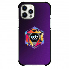 EDC Las Vegas Phone Case For iPhone And Samsung Galaxy - EDC Las Vegas Music Festival Logo On Purple Background