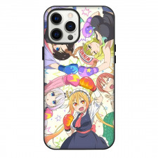 Miss Kobayashi's Dragon Maid Phone Case For iPhone Samsung Galaxy Pixel OnePlus Vivo Xiaomi Asus Sony Motorola Nokia - Miss Kobayashi's Dragon Maid Characters Wearing Gloves Poster