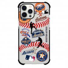 MLB Houston Astros Phone Case For iPhone Samsung Galaxy Pixel OnePlus Vivo Xiaomi Asus Sony Motorola Nokia - Houston Astros Mania Collage Logo