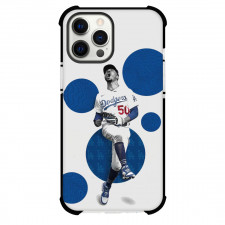 MLB Mookie Betts Phone Case For iPhone Samsung Galaxy Pixel OnePlus Vivo Xiaomi Asus Sony Motorola Nokia - Mookie Betts Los Angeles Dodgers Shouting On Gray Background