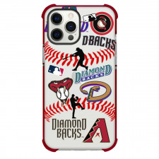 MLB Arizona Diamondbacks Phone Case For iPhone Samsung Galaxy Pixel OnePlus Vivo Xiaomi Asus Sony Motorola Nokia - Arizona Diamondbacks Mania Collage Logo