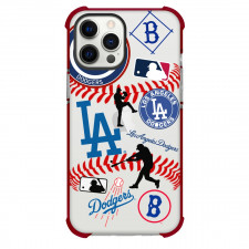 MLB Los Angeles Dodgers Phone Case For iPhone Samsung Galaxy Pixel OnePlus Vivo Xiaomi Asus Sony Motorola Nokia - Los Angeles Dodgers Mania Collage Logo
