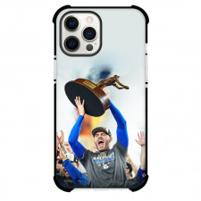 MLB Freddie Freeman Phone Case For iPhone Samsung Galaxy Pixel OnePlus Vivo Xiaomi Asus Sony Motorola Nokia - Freddie Freeman Holding Trophy