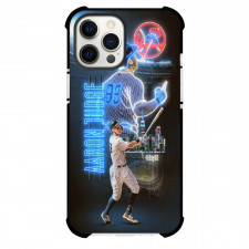 MLB Aaron Judge Phone Case For iPhone Samsung Galaxy Pixel OnePlus Vivo Xiaomi Asus Sony Motorola Nokia - Aaron Judge 99 New York Yankees Back Neon Effect Poster