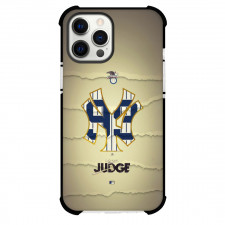 MLB Aaron Judge Case For iPhone Samsung Galaxy Pixel OnePlus Vivo Xiaomi Asus Sony Motorola Nokia - Aaron Judge Logo American Eagle On Ripped Paper Background