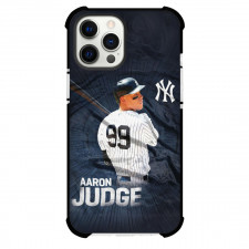 MLB Aaron Judge Case For iPhone Samsung Galaxy Pixel OnePlus Vivo Xiaomi Asus Sony Motorola Nokia - Aaron Judge Name Portrait On Dark Blue Background