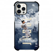 MLB Aaron Judge Case For iPhone Samsung Galaxy Pixel OnePlus Vivo Xiaomi Asus Sony Motorola Nokia - Aaron Judge Striking Portrait On City Background
