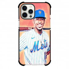 MLB Francisco Lindor Phone Case For iPhone Samsung Galaxy Pixel OnePlus Vivo Xiaomi Asus Sony Motorola Nokia - Francisco Lindor New York Mets Smiling Portrait Poster