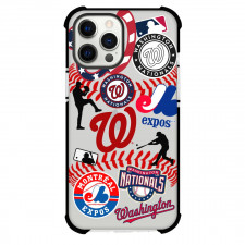 MLB Washington Nationals Phone Case For iPhone Samsung Galaxy Pixel OnePlus Vivo Xiaomi Asus Sony Motorola Nokia - Washington Nationals Mania Collage Logo