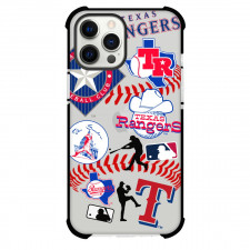 MLB Texas Rangers Phone Case For iPhone Samsung Galaxy Pixel OnePlus Vivo Xiaomi Asus Sony Motorola Nokia - Texas Rangers Mania Collage Logo