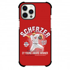 MLB Max Scherzer Phone Case For iPhone Samsung Galaxy Pixel OnePlus Vivo Xiaomi Asus Sony Motorola Nokia - Max Scherzer Texas Rangers CY Young Award Winner 2016 Poster