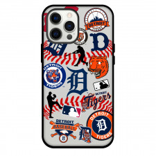 MLB Detroit Tigers Phone Case For iPhone Samsung Galaxy Pixel OnePlus Vivo Xiaomi Asus Sony Motorola Nokia - Detroit Tigers Mania Collage Logo