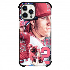MLB Mike Trout Phone Case For iPhone Samsung Galaxy Pixel OnePlus Vivo Xiaomi Asus Sony Motorola Nokia - Mike Trout Los Angeles Angels Side Portrait Poster