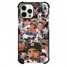 MLB Justin Verlander Phone Case For iPhone Samsung Galaxy Pixel OnePlus Vivo Xiaomi Asus Sony Motorola Nokia - Justin Verlander Houston Astros Collage Poster