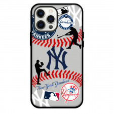 MLB New York Yankees Phone Case For iPhone Samsung Galaxy Pixel OnePlus Vivo Xiaomi Asus Sony Motorola Nokia - New York Yankees Mania Collage Logo