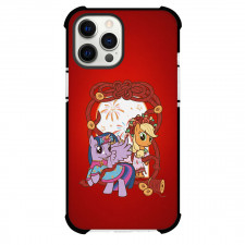 My Little Pony Phone Case For iPhone Samsung Galaxy Pixel OnePlus Vivo Xiaomi Asus Sony Motorola Nokia - My Little Pony Lunar Celebration On Red Background