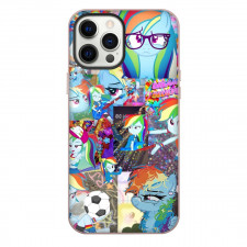 My Little Pony Rainbow Dash Phone Case For iPhone Samsung Galaxy Pixel OnePlus Vivo Xiaomi Asus Sony Motorola Nokia - Rainbow Dash Silly Portrait Collage Poster