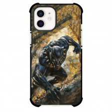 Marvel Black Panther Phone Case For iPhone And Samsung Galaxy Devices - Black Panther Crawling In The Woods