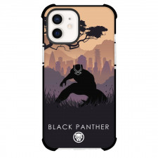 Marvel Black Panther Phone Case For iPhone And Samsung Galaxy Devices - Black Panther Silhoutte Illustration
