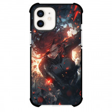 Marvel Black Panther Phone Case For iPhone And Samsung Galaxy Devices - Black Widow Flare Portrait Illustration