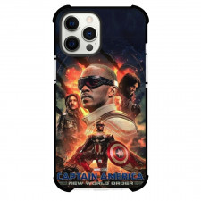Captain America Case For iPhone Samsung Galaxy Pixel OnePlus Vivo Xiaomi Asus Sony Motorola Nokia - Characters Film Poster Chaos Background