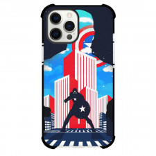 Captain America Case For iPhone Samsung Galaxy Pixel OnePlus Vivo Xiaomi Asus Sony Motorola Nokia - Captain America Silhoutte Pop Art