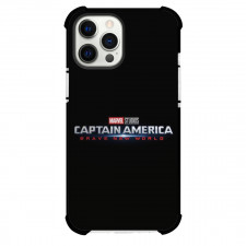 Captain America Case For iPhone Samsung Galaxy Pixel OnePlus Vivo Xiaomi Asus Sony Motorola Nokia - Captain America Title Text Black Background