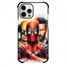 Deadpool & Wolverine Case For iPhone Samsung Galaxy Pixel OnePlus Vivo Xiaomi Asus Sony Motorola Nokia - Deadpool Wolverine in the Back Comic Art