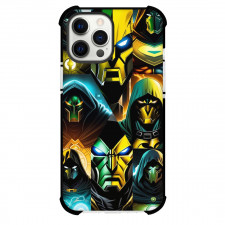 Doctor Doom Case For iPhone Samsung Galaxy Pixel OnePlus Vivo Xiaomi Asus Sony Motorola Nokia - Glowing Eyes Collage Art