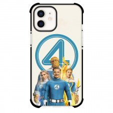 The Fantastic Four First Steps Phone Case For iPhone Samsung Galaxy Pixel OnePlus Vivo Xiaomi Asus Sony Motorola Nokia - The Fantastic Four First Steps Characters On Beige Background Poster