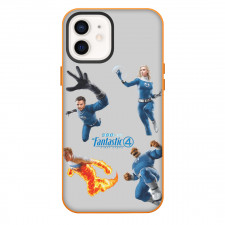The Fantastic Four First Steps Phone Case For iPhone Samsung Galaxy Pixel OnePlus Vivo Xiaomi Asus Sony Motorola Nokia - The Fantastic Four First Steps Characters Promo Art On White Background