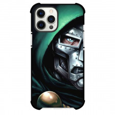 Marvels The Fantastic Four Doctor Doom Phone Case For iPhone Samsung Galaxy Pixel OnePlus Vivo Xiaomi Asus Sony Motorola Nokia - Doctor Doom Portrait Black Background
