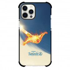 The Fantastic Four First Steps Human Torch Phone Case For iPhone Samsung Galaxy Pixel OnePlus Vivo Xiaomi Asus Sony Motorola Nokia - Human Torch Flying On Sky Poster