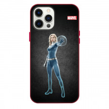 The Fantastic Four First Steps Invisible Woman Phone Case For iPhone Samsung Galaxy Pixel OnePlus Vivo Xiaomi Asus Sony Motorola Nokia - Invisible Woman Standing On Dark Background