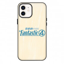 The Fantastic Four First Steps Phone Case For iPhone Samsung Galaxy Pixel OnePlus Vivo Xiaomi Asus Sony Motorola Nokia - The Fantastic Four First Steps Logo On Beige Background
