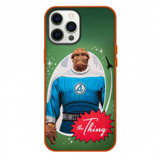 The Fantastic Four First Steps The Thing Phone Case For iPhone Samsung Galaxy Pixel OnePlus Vivo Xiaomi Asus Sony Motorola Nokia - The Thing Portrait Illustration Art On Green Background
