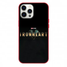 Ironheart Phone Case For iPhone Samsung Galaxy Pixel OnePlus Vivo Xiaomi Asus Sony Motorola Nokia - Ironheart Movie Golden Logo On Black Background