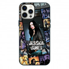 Jessica Jones Phone Case For iPhone Samsung Galaxy Pixel OnePlus Vivo Xiaomi Asus Sony Motorola Nokia - Jessica Jones Fierce Portrait Poster Comic Background