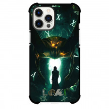 Loki Phone Case For iPhone Samsung Galaxy Pixel OnePlus Vivo Xiaomi Asus Sony Motorola Nokia - Loki Back Portrait On Helmet Background