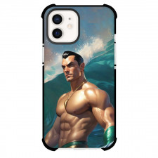 Marvel Phone Case For iPhone And Samsung Galaxy Devices - Namor in Wave Background Portrait