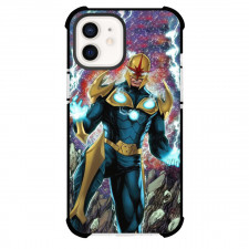 Marvel Phone Case For iPhone And Samsung Galaxy Devices - Nova Casting Powers Cartoon Art