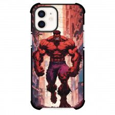 Marvel Hulk Phone Case For iPhone And Samsung Galaxy Devices - Red Hulk Rage Mode Illustration