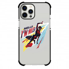 Spider Man Across The Spider Verse Miles Morales Phone Case For iPhone Samsung Galaxy Pixel OnePlus Vivo Xiaomi Asus Sony Motorola Nokia - Miles Morales Hello I Am Miles Sticker