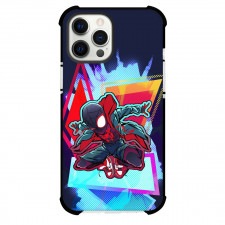 Spider Man Across The Spider Verse Miles Morales Phone Case For iPhone Samsung Galaxy Pixel OnePlus Vivo Xiaomi Asus Sony Motorola Nokia - Miles Morales Jumping Cartoon Art Illustration