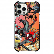 Spider Man Across The Spider Verse Miles Morales Phone Case For iPhone Samsung Galaxy Pixel OnePlus Vivo Xiaomi Asus Sony Motorola Nokia - Comic Series Miles Morales Spider Sense