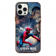Spider-Man Brand New Day Phone Case For iPhone Samsung Galaxy Pixel OnePlus Vivo Xiaomi Asus Sony Motorola Nokia - Spider-Man Brand New Day Characters Glass Crack Poster