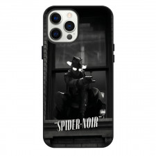 Spider-Noir Phone Case For iPhone Samsung Galaxy Pixel OnePlus Vivo Xiaomi Asus Sony Motorola Nokia - Spider-Noir Window Shooting Webs Poster