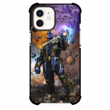 Marvels Thanos Phone Case For iPhone And Samsung Galaxy Devices - Thanos Endgame Movie Planets Background